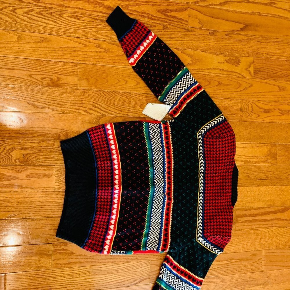 NWT Vintage Susan Bristol Knit Sweater Hand Embroidered 1992 - Picture 13 of 16